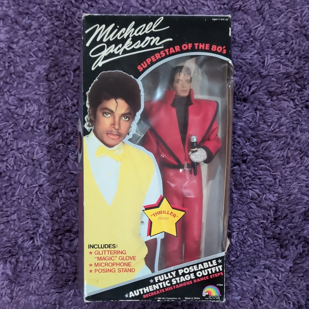 Vintage Michael Jackson Superstar of the 80's Doll